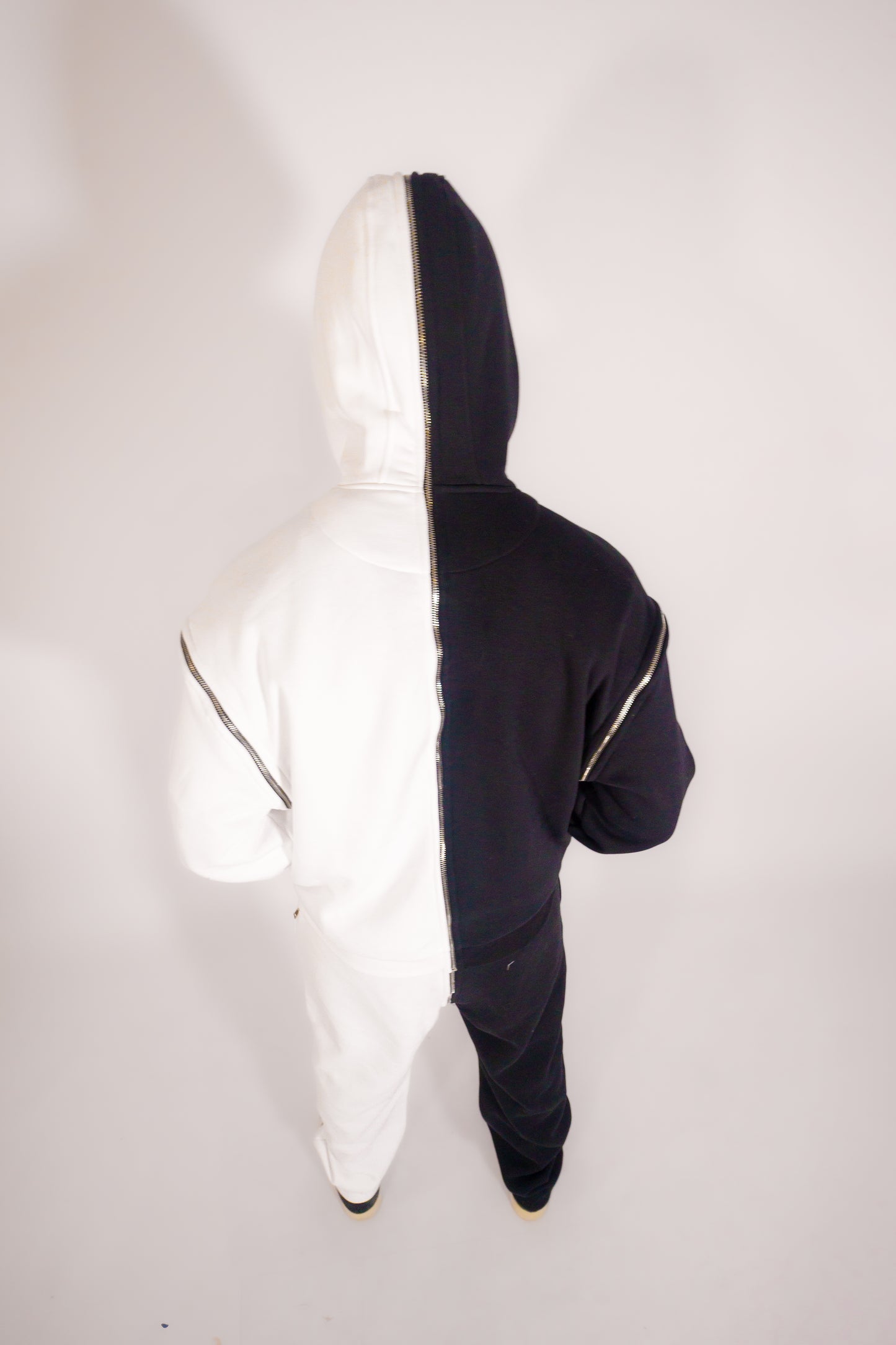 Twosides zipper tracksuit