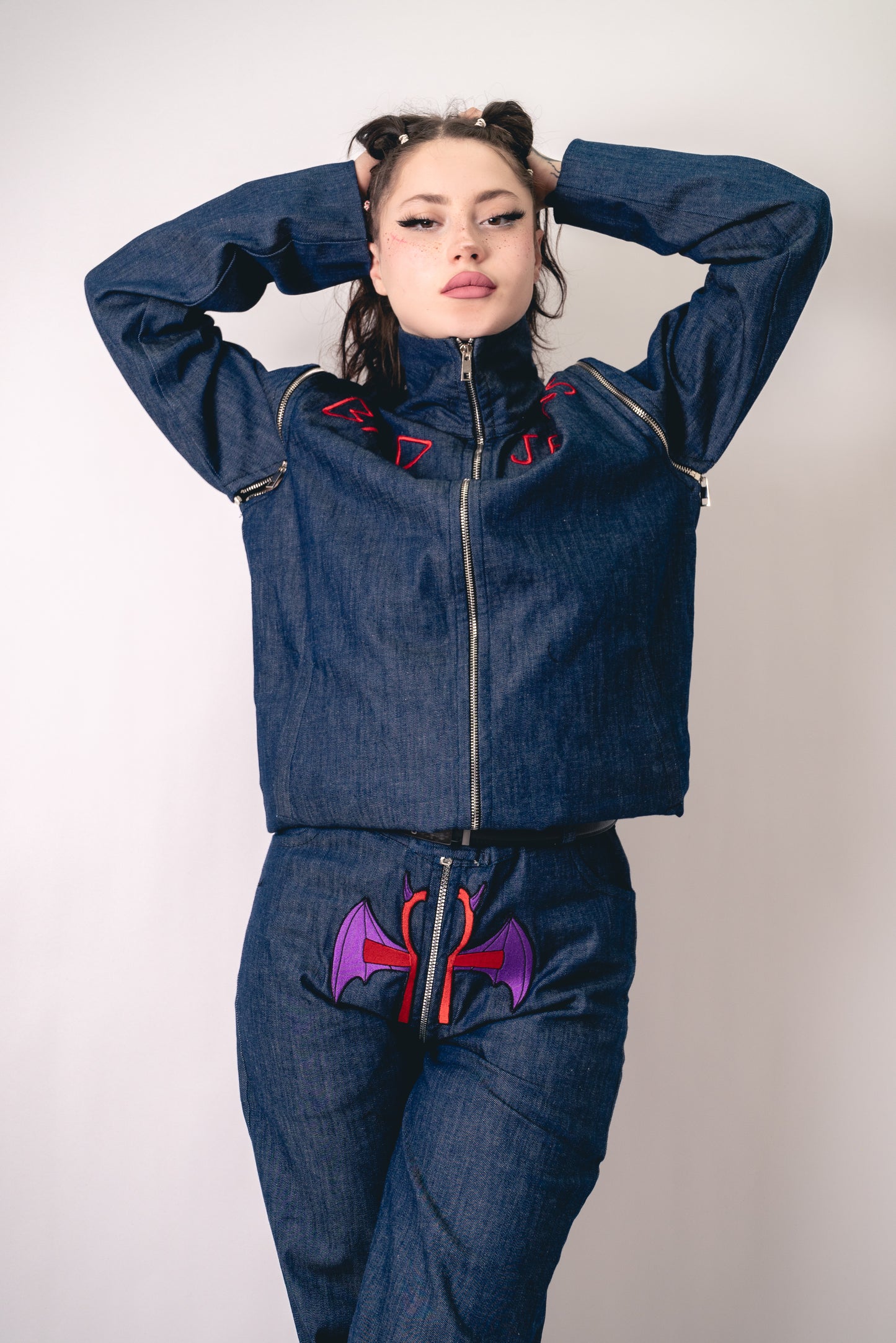 Demon Sleeveless jacket