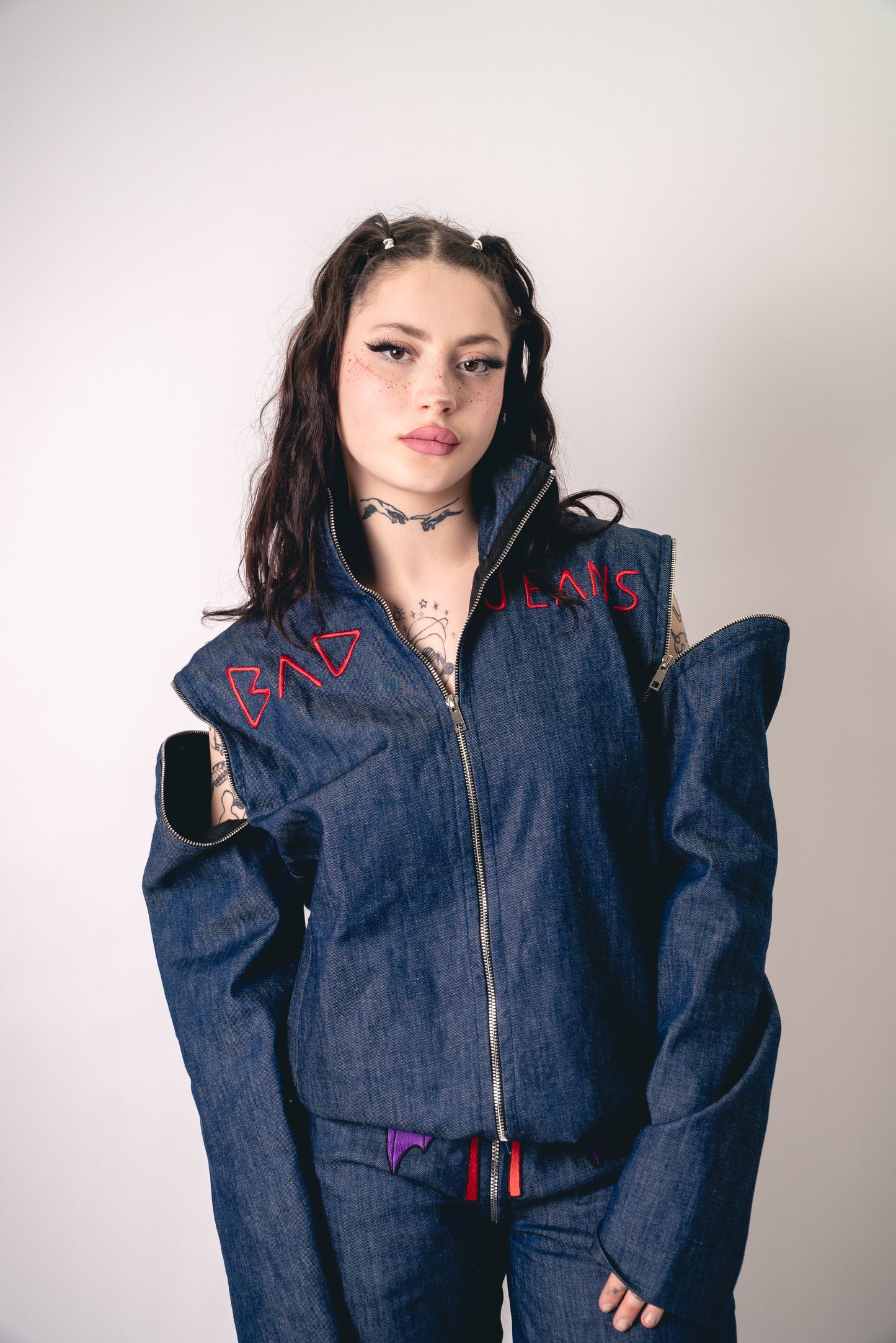 Demon Sleeveless jacket